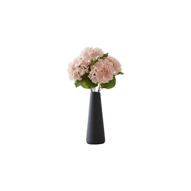 Black Horizon Ceramic Vase