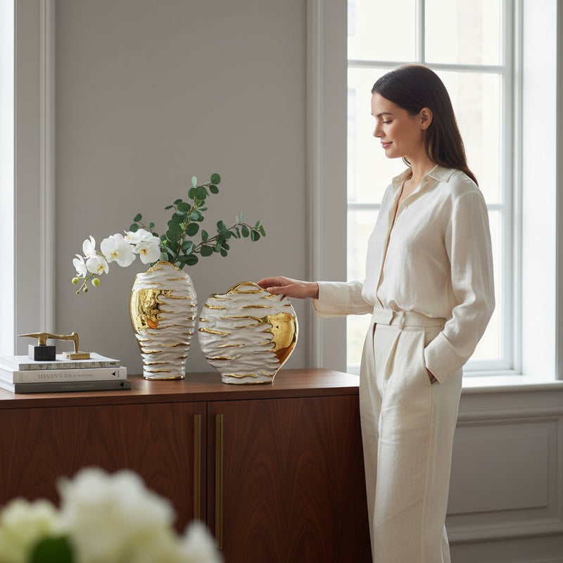 Terra Eclipse Designer Vase (pair)