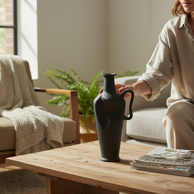 Opaline Whisper Porcelain Vase