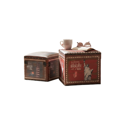 StorEase Modern Leather Storage Box