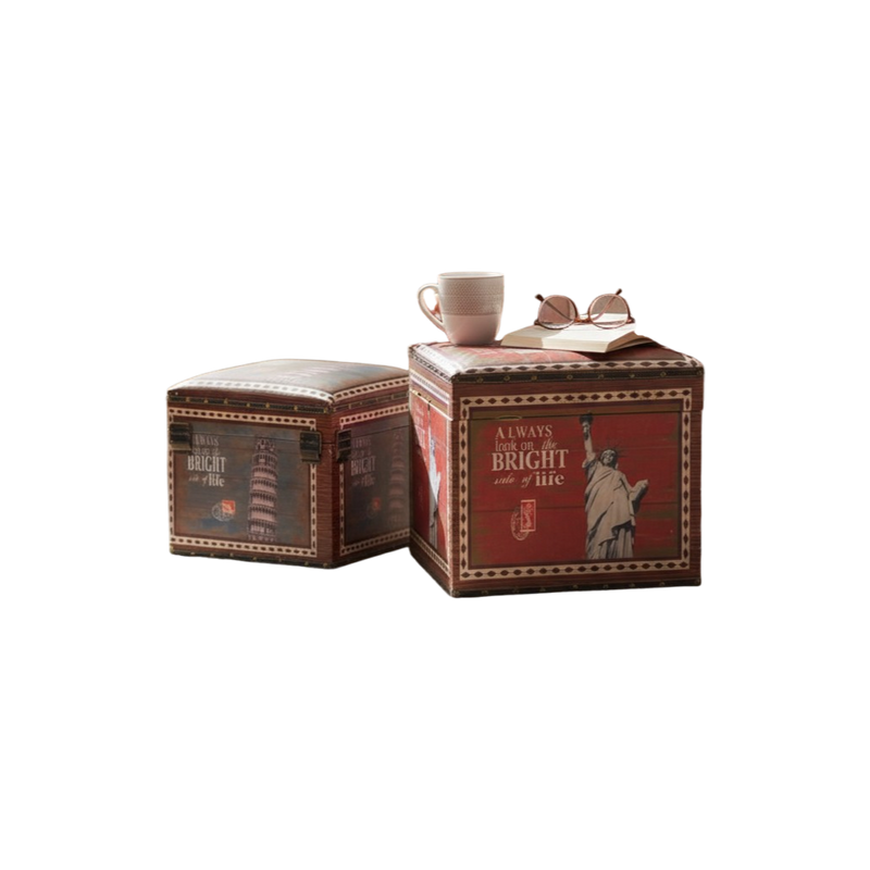 StorEase Modern Leather Storage Box