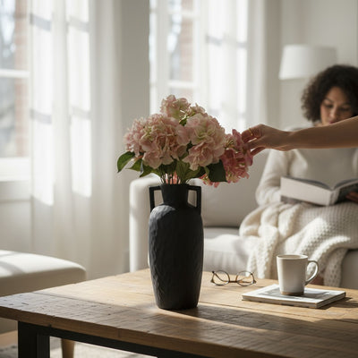 Celestial Bloom Porcelain Vase
