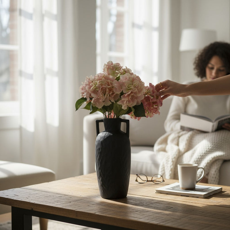 Celestial Bloom Porcelain Vase