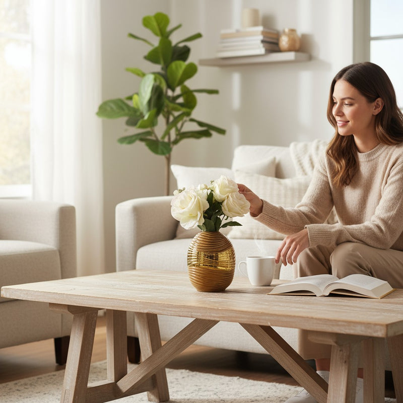 Velvet Mist Ceramic Vase