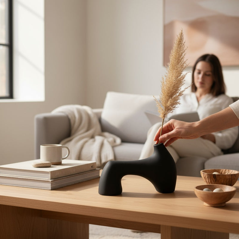 Luna Arc Modern Vase