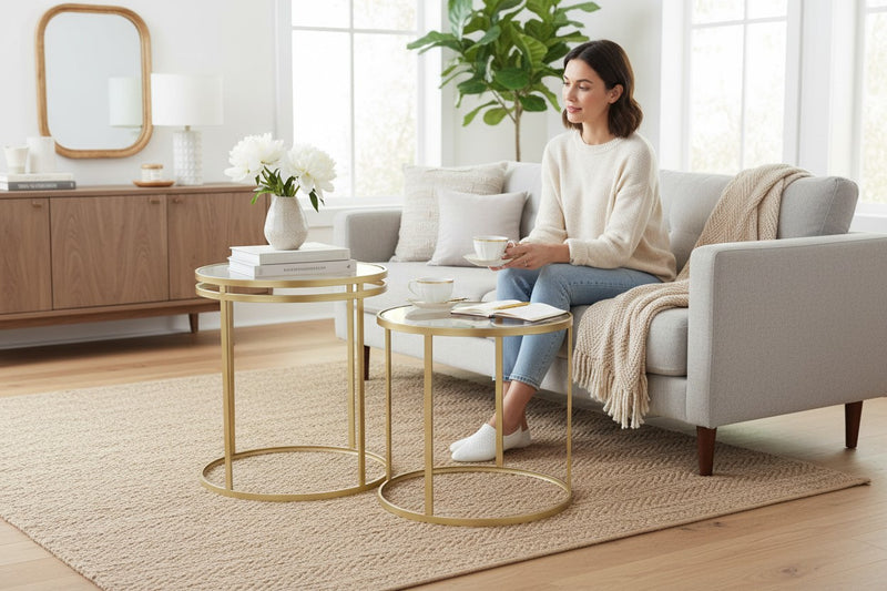 Aurelia Round Luxe Coffee Table