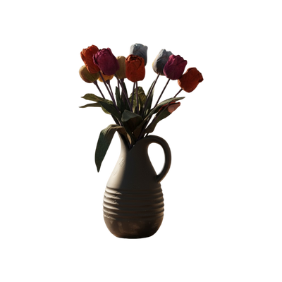 Ivory Solace Ceramic Vase