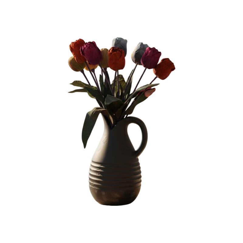 Ivory Solace Ceramic Vase