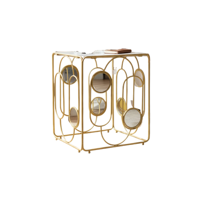 Aurora Metallic Side Coffee Table