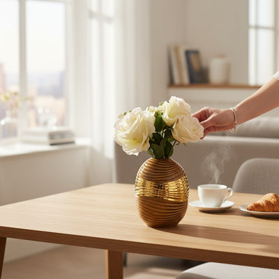 Velvet Mist Ceramic Vase