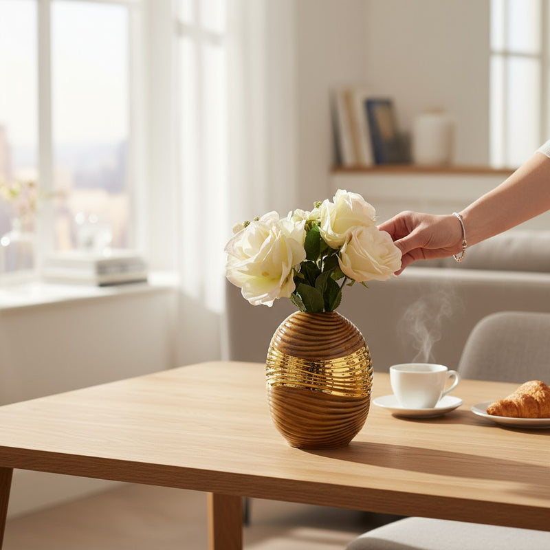 Velvet Mist Ceramic Vase