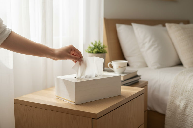 TimberElegance Decorative Tissue Box