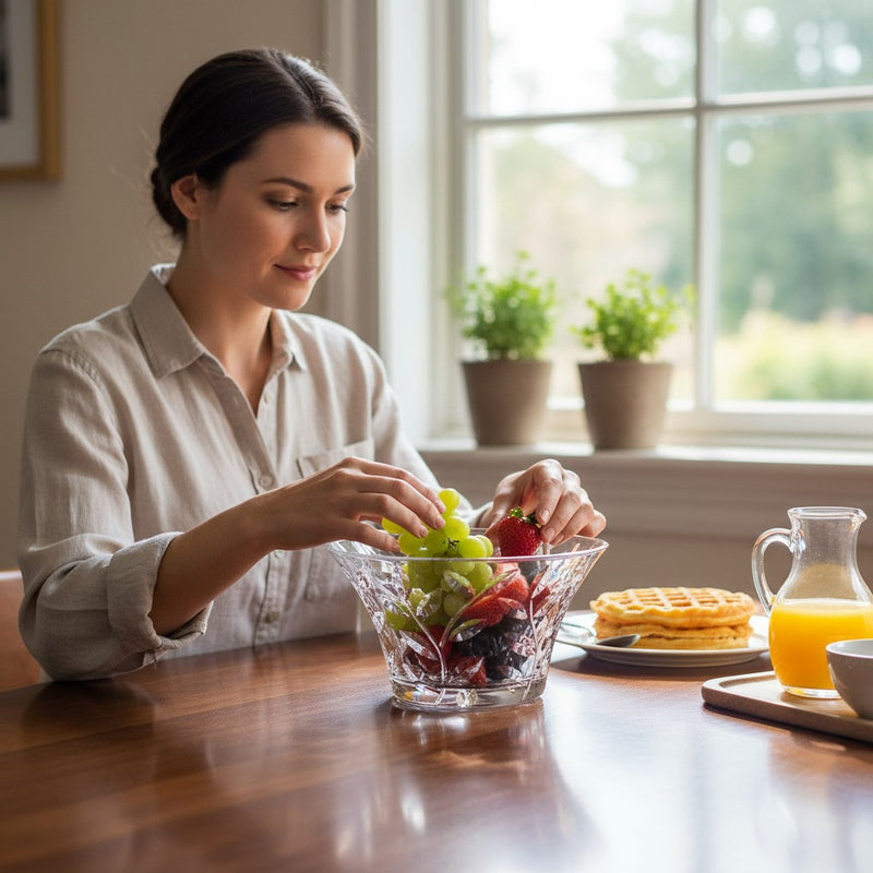 Original Verve Classic Cut-Glass RCR Decorative Bowl