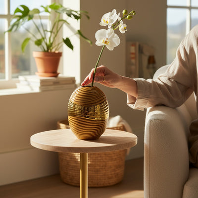 Velvet Mist Ceramic Vase