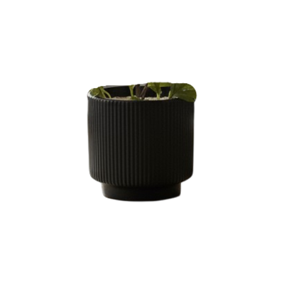 Amber Dusk Ceramic Floral Vase