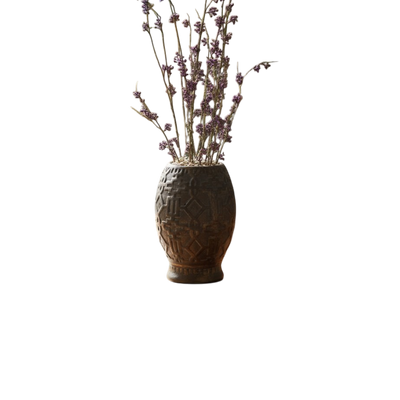 Eternal Grace Floral Ceramic Vase