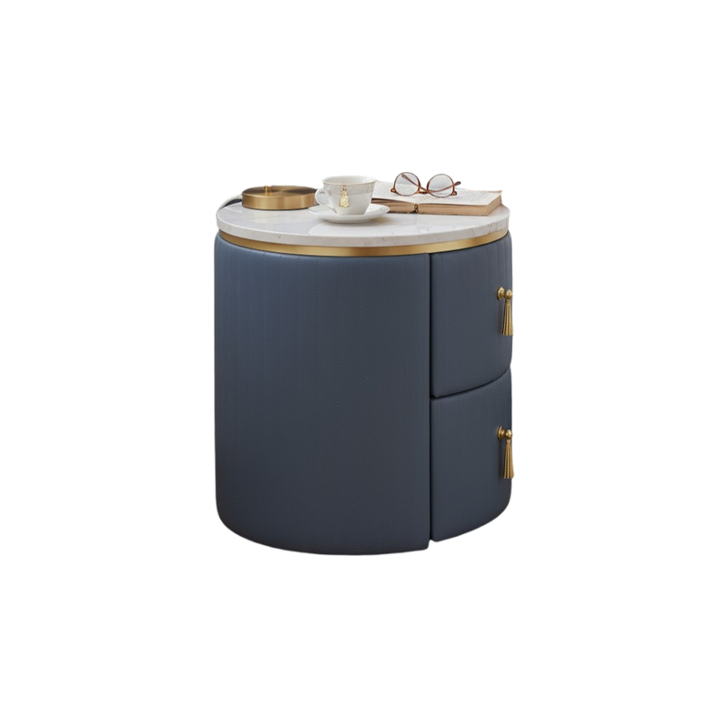 SkyBlue Luxe Marble Top Side Table