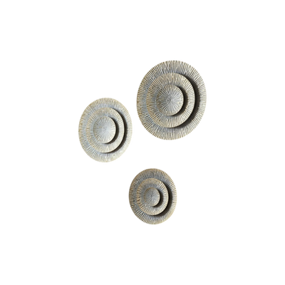 Golden Harmony Brass Wall Art