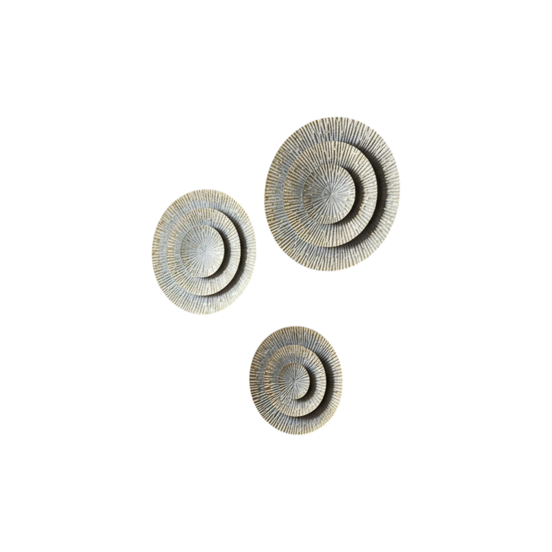 Golden Harmony Brass Wall Art