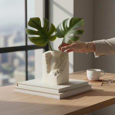 Elysian Bloom Ceramic Vase