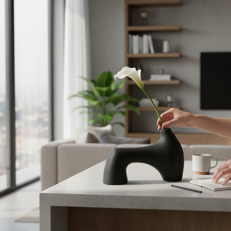 Luna Arc Modern Vase
