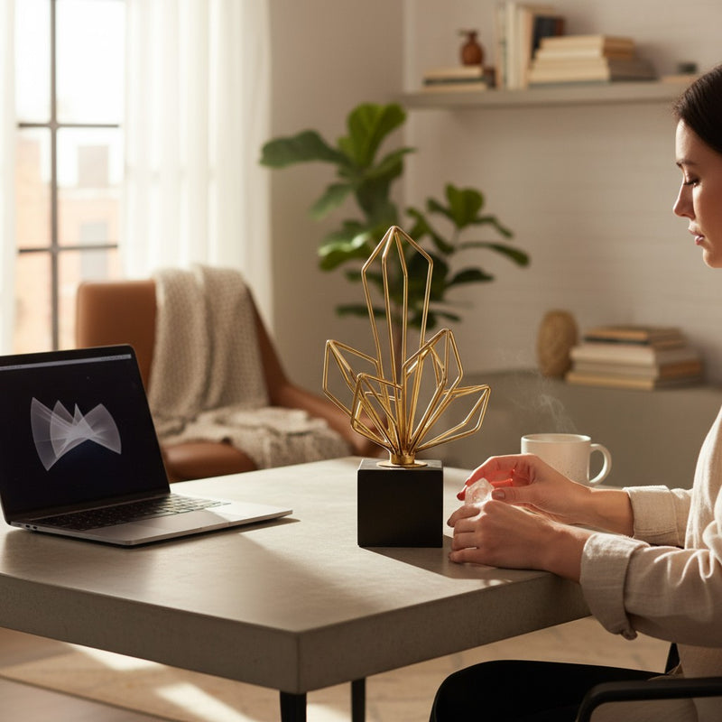 Brass Tree Table Décor