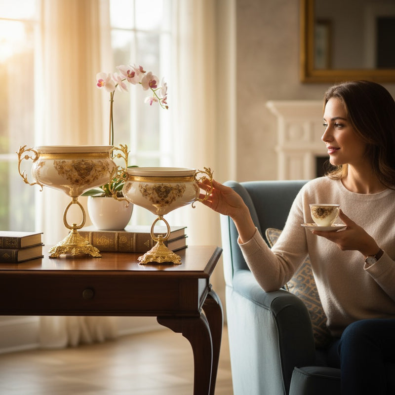 Versace Opalia White & Gold Bowl