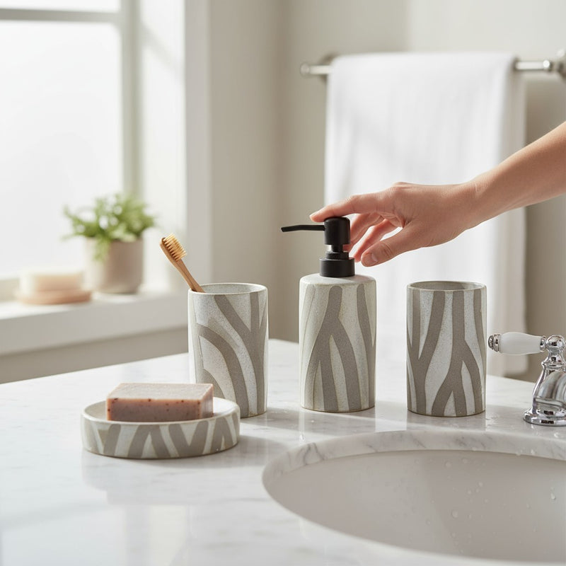 Velvet Cloud Luxury Bathroom Set