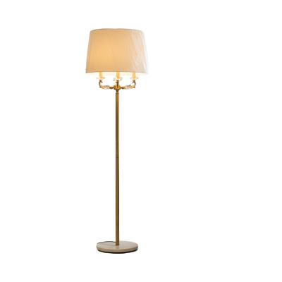 Elysian Glow Metallic Quad-Light Floor Lamp