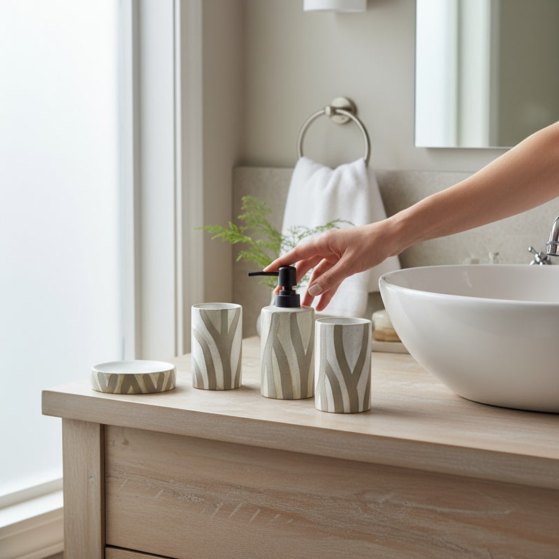 Velvet Cloud Luxury Bathroom Set