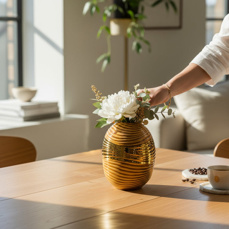 Velvet Mist Ceramic Vase