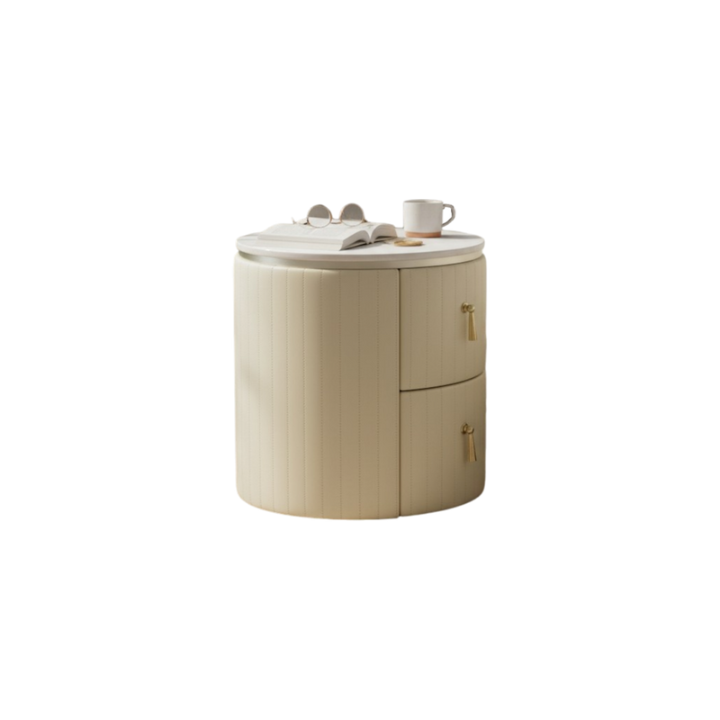 EleganceStone Marble Top Side Table