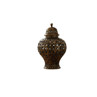 Caramel Glow Ceramic Candy Jar