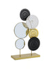 Aesthetic Golden Mirror Stand