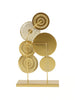 Aesthetic Golden Mirror Stand