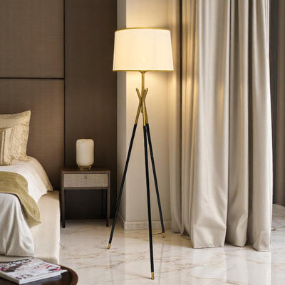Imported Halo Pod – Metallic Floor Lamp