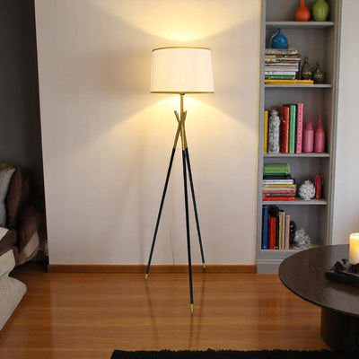 Imported Halo Pod – Metallic Floor Lamp