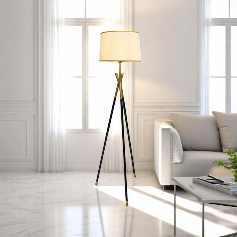 Imported Halo Pod – Metallic Floor Lamp