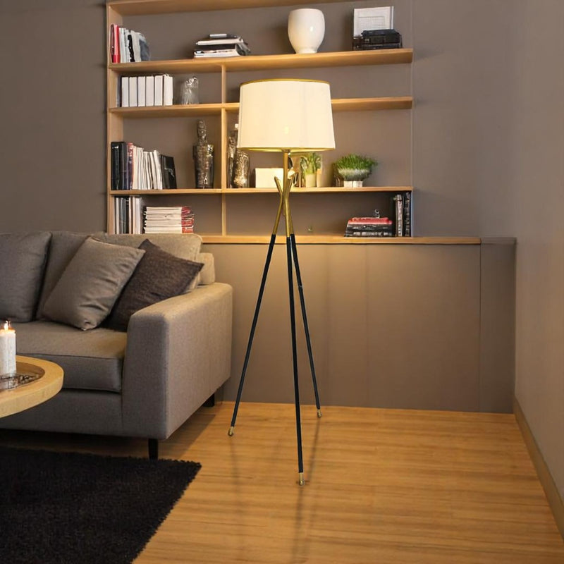 Imported Halo Pod – Metallic Floor Lamp