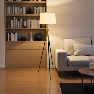 Imported Halo Pod – Metallic Floor Lamp