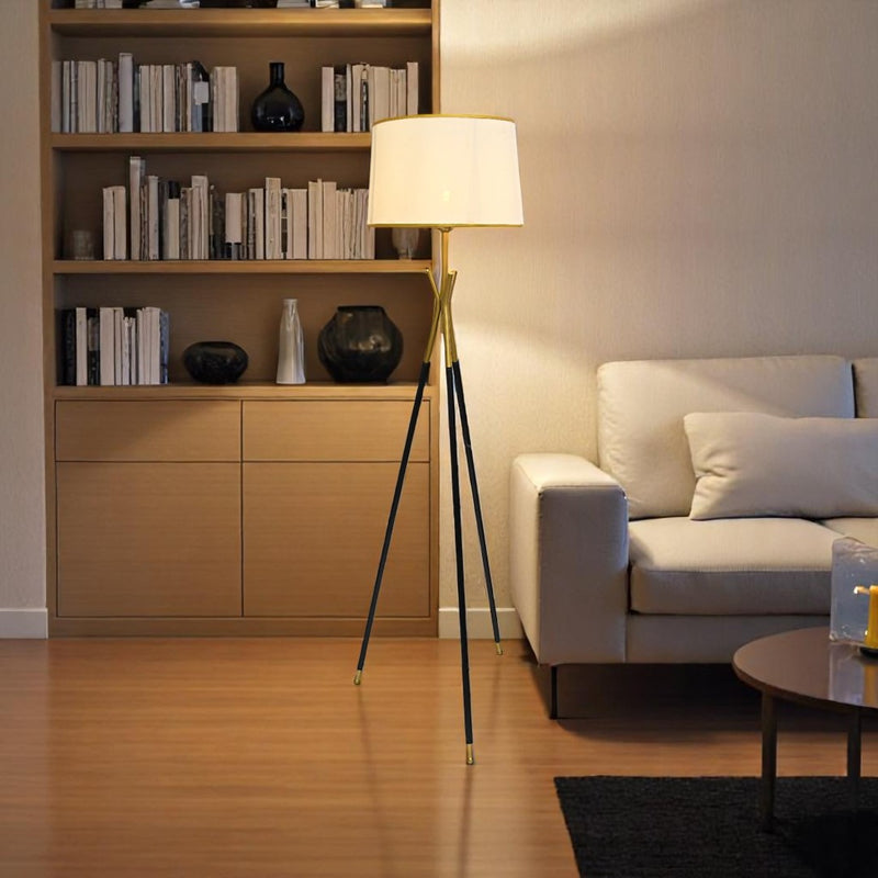 Imported Halo Pod – Metallic Floor Lamp