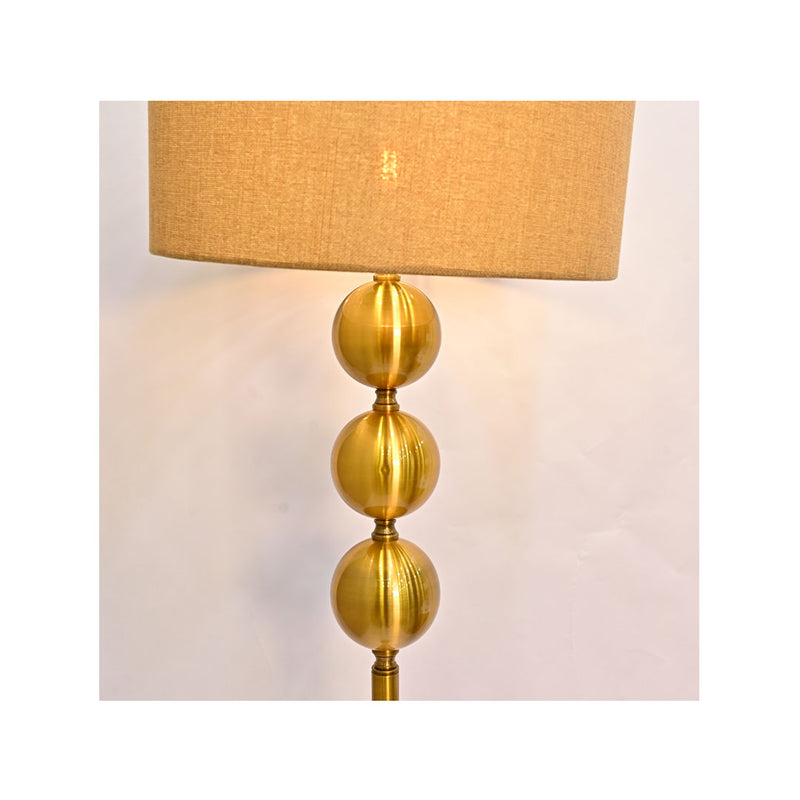 Aureum Luxe – Golden Brass Metallic Floor Lamp